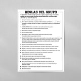 SPANISH Group Rules Poster