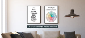 Mental Health Wall Art...because mental health matters.