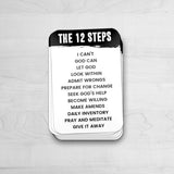 The 12 Steps Sticker