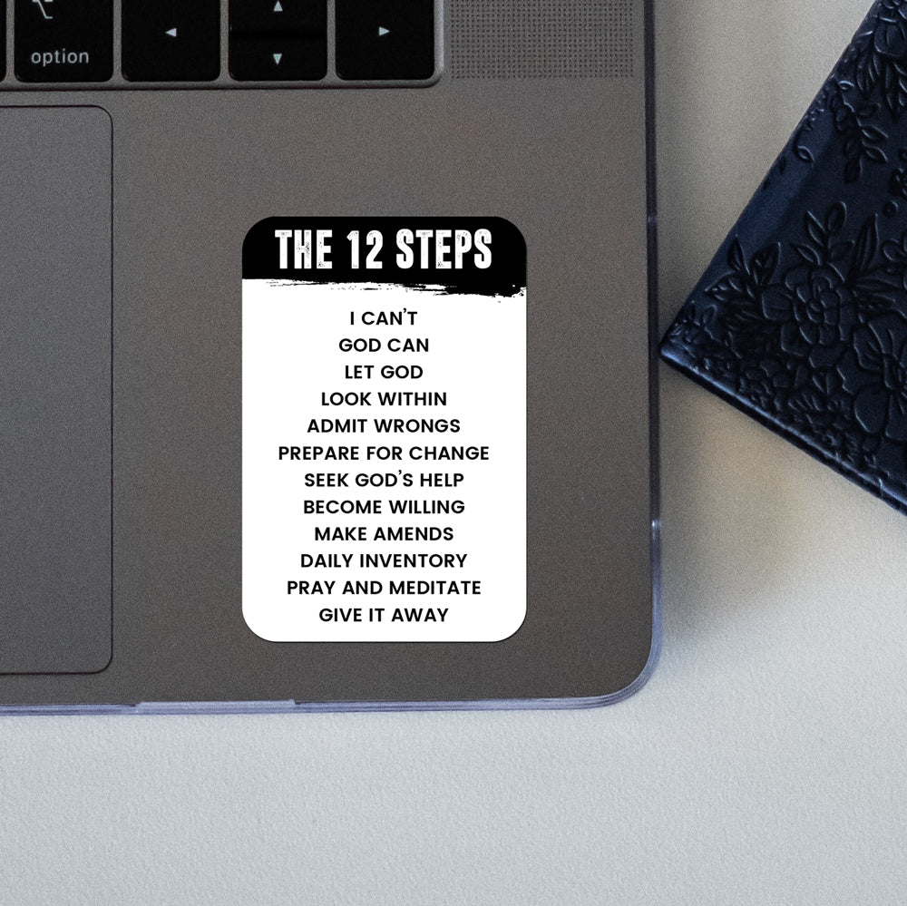 The 12 Steps Sticker