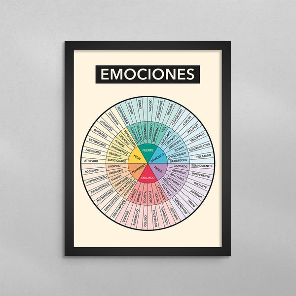 SPANISH Rueda de Emociones Feelings Wheel