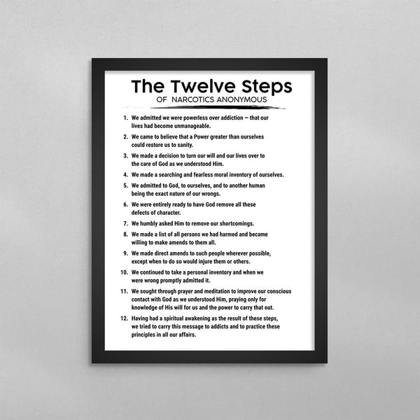 The 12 Steps of Narcotics Anonymous