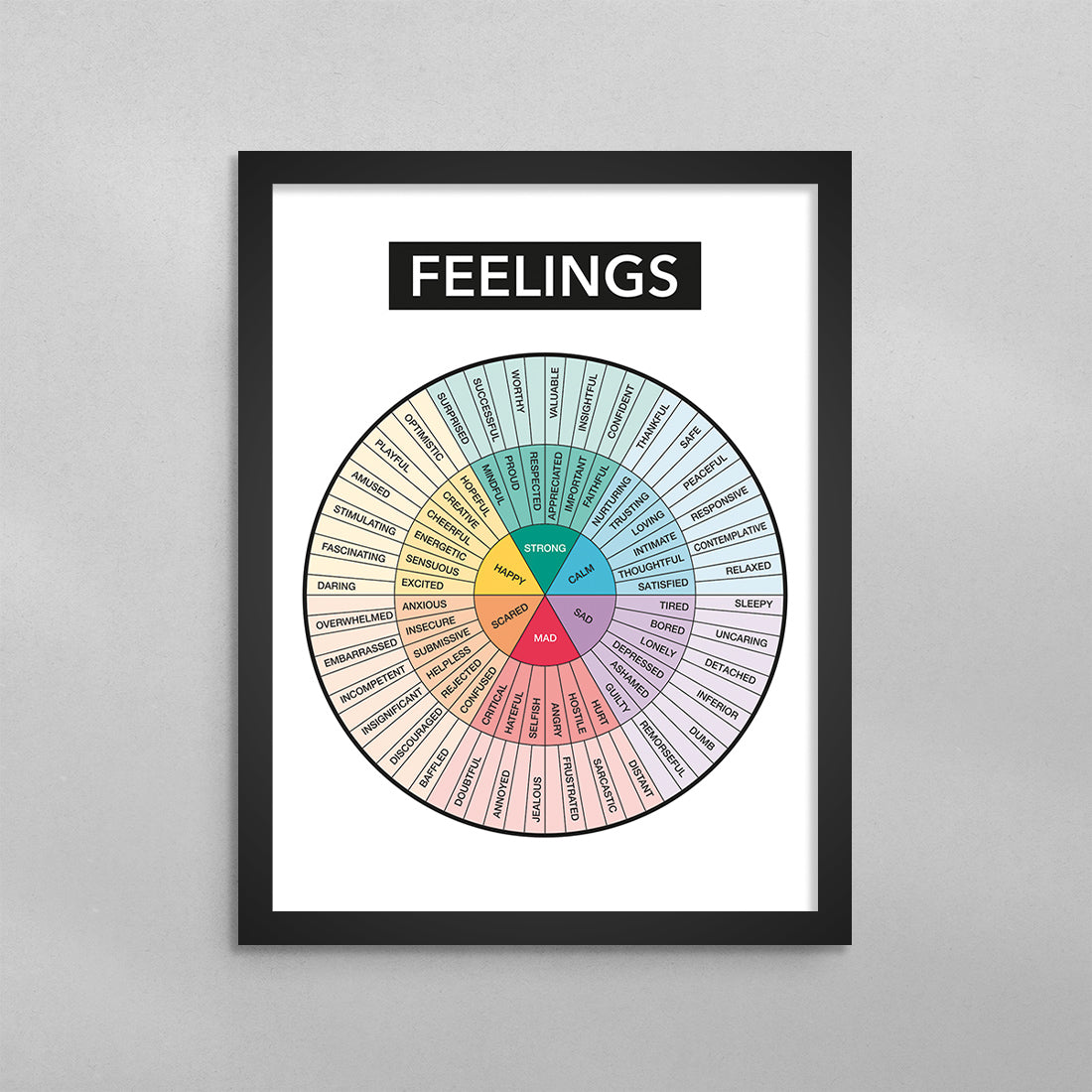 Feelings Wheel Chart