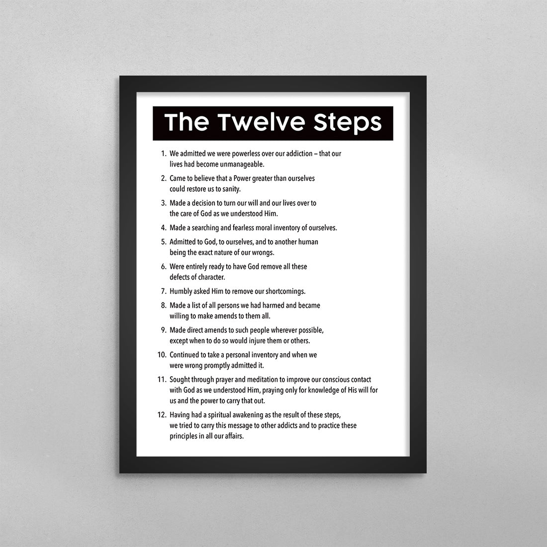 The 12 Steps General