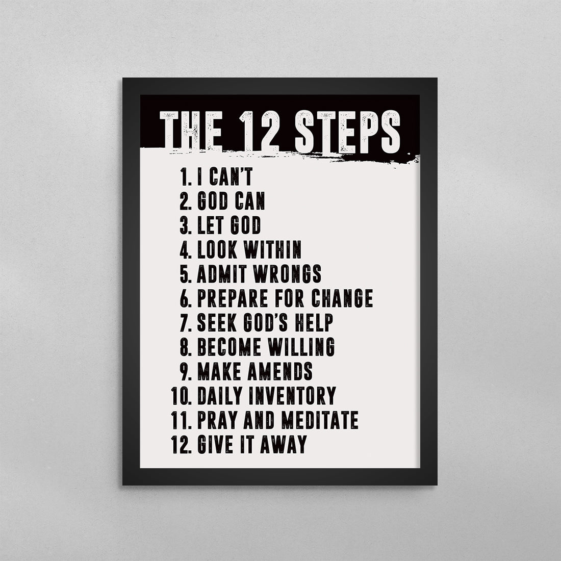 The 12 Steps Minimal