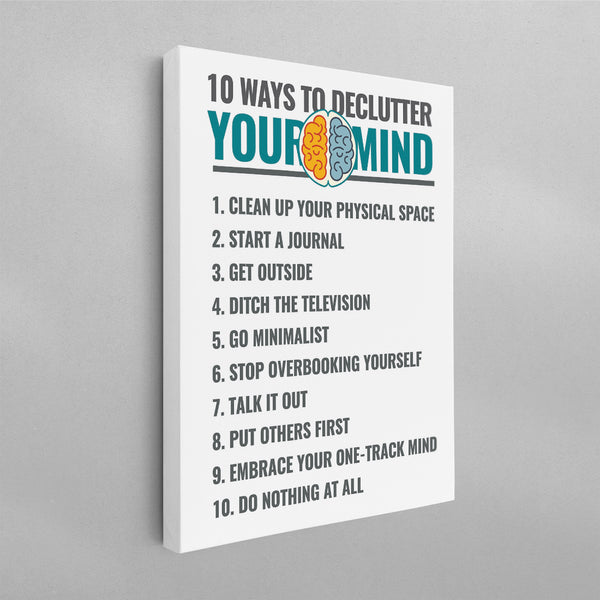 10 Ways to Declutter Your Mind