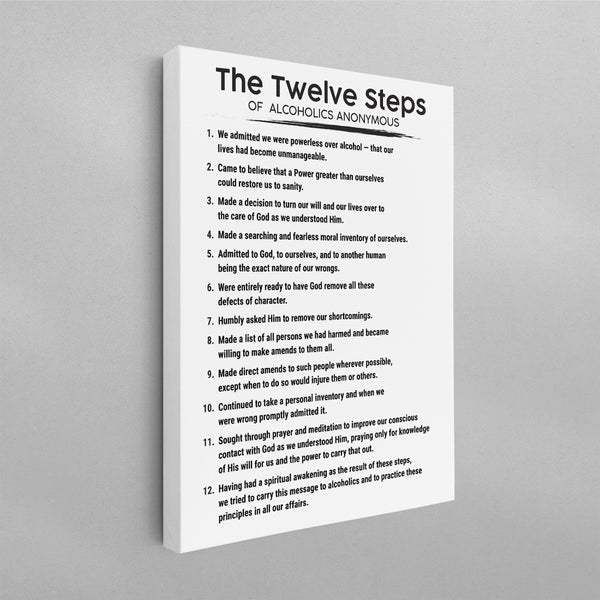 The 12 Steps of Alcoholics Anonymous