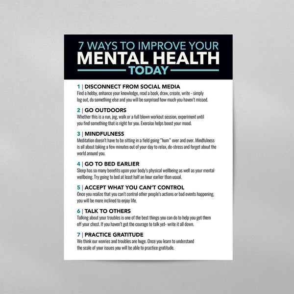 7 Ways To Improve Your Mental Health