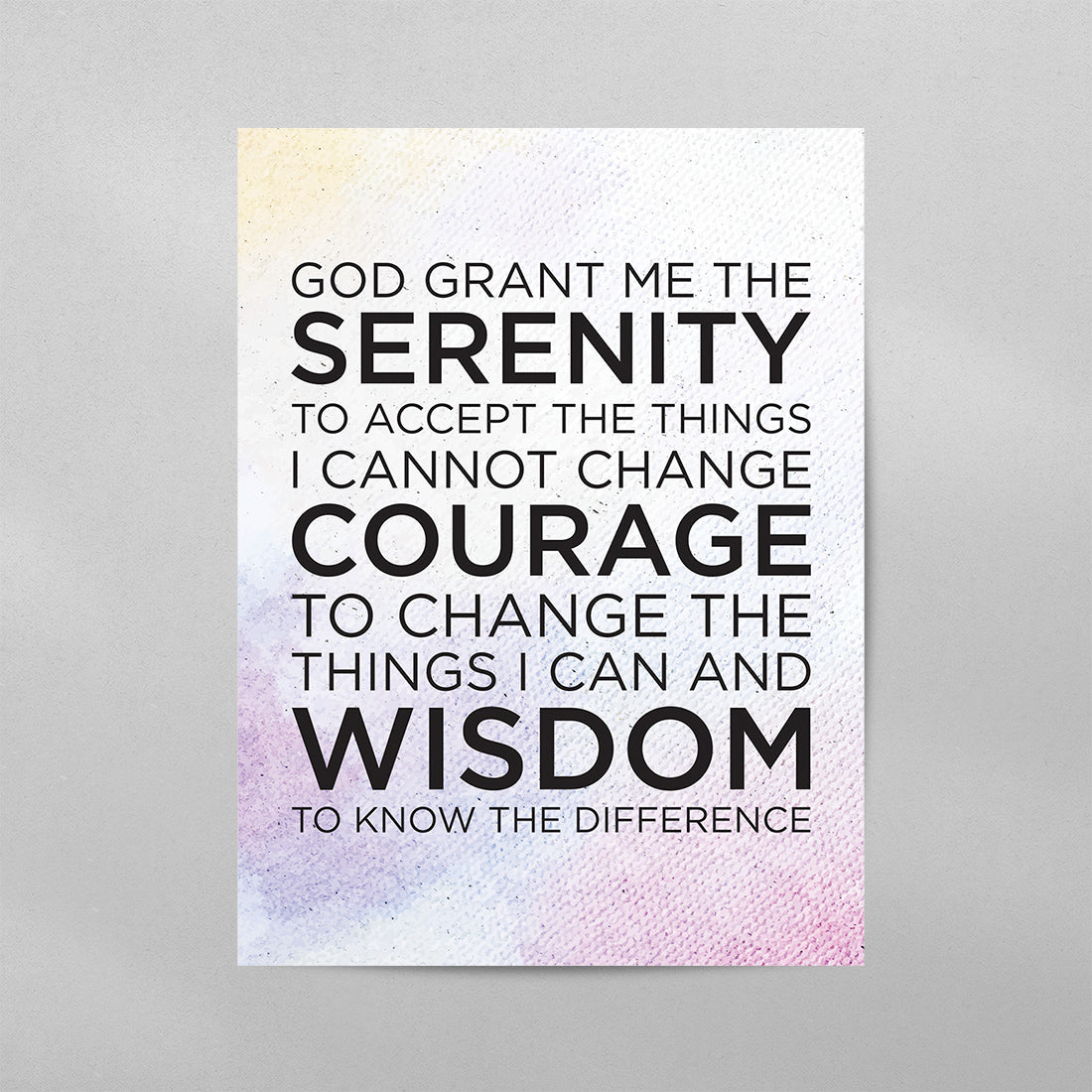 Serenity Prayer