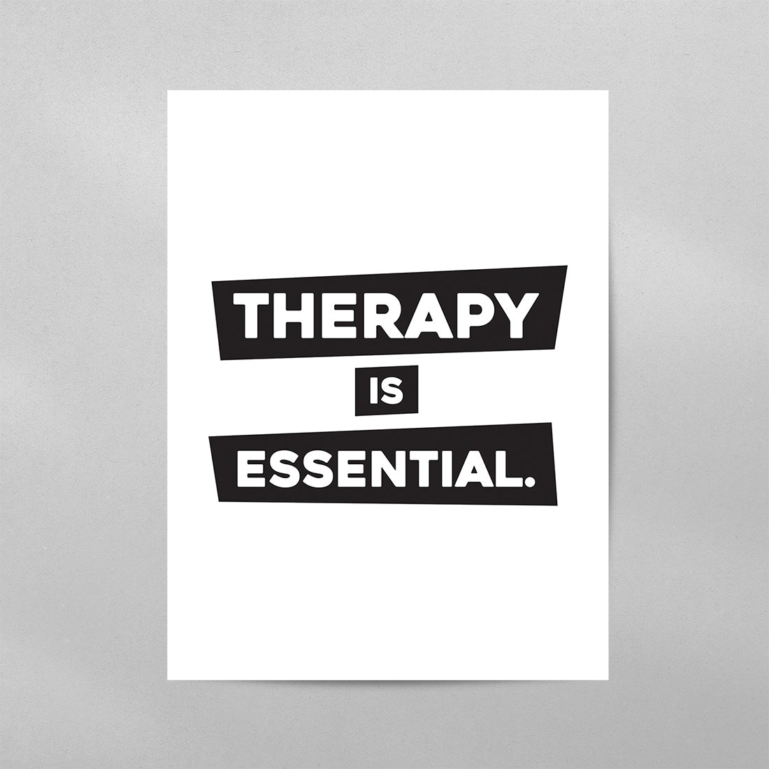 Therapy is Essential