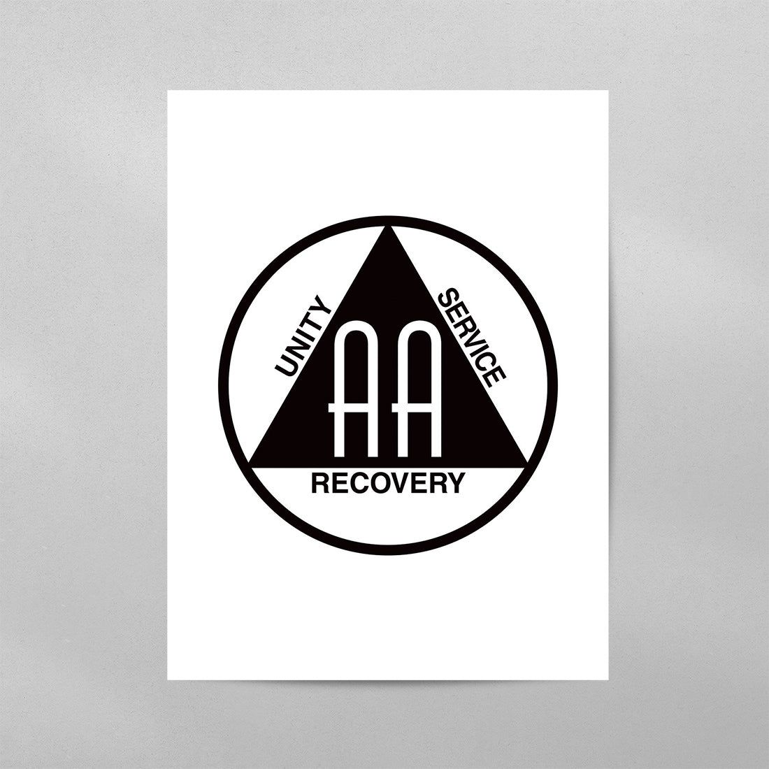 AA Alcoholics Anonymous Logo