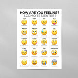How Are You Feeling Emoji Feelings - English/Spanish