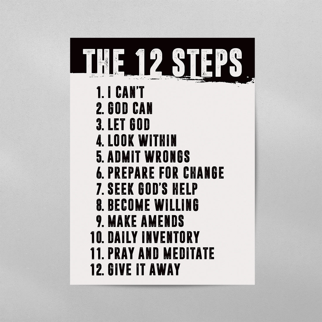 The 12 Steps Minimal