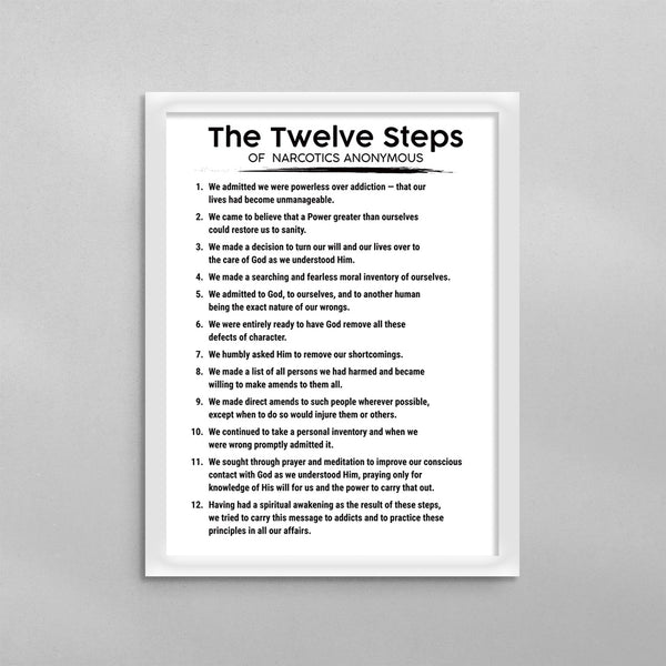 The 12 Steps of Narcotics Anonymous