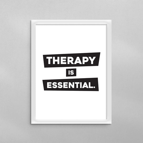 Therapy is Essential