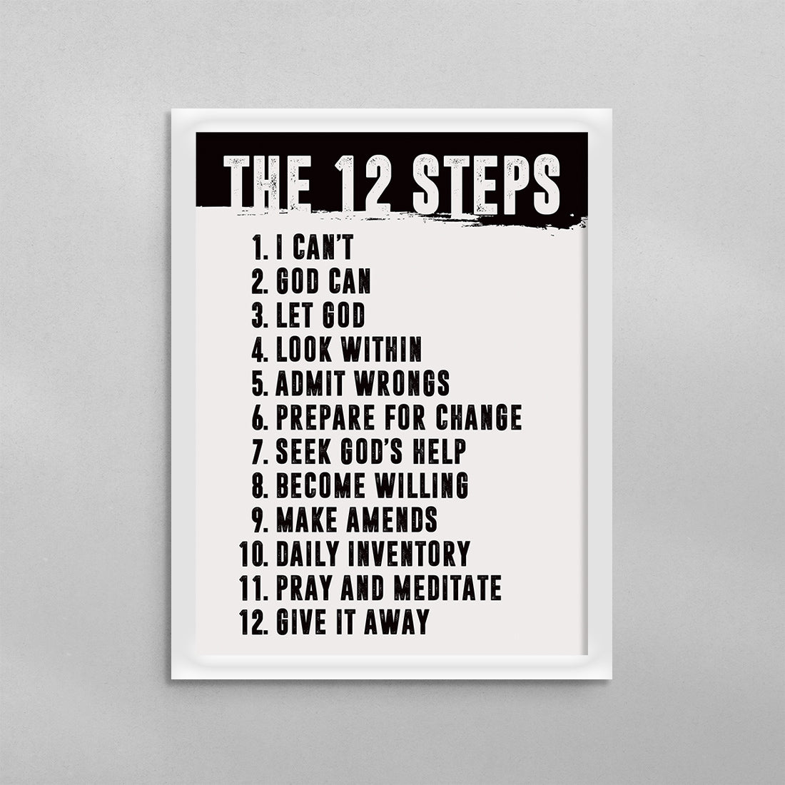 The 12 Steps Minimal