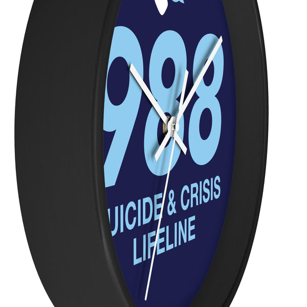988 Suicide & Crisis Lifeline Clock