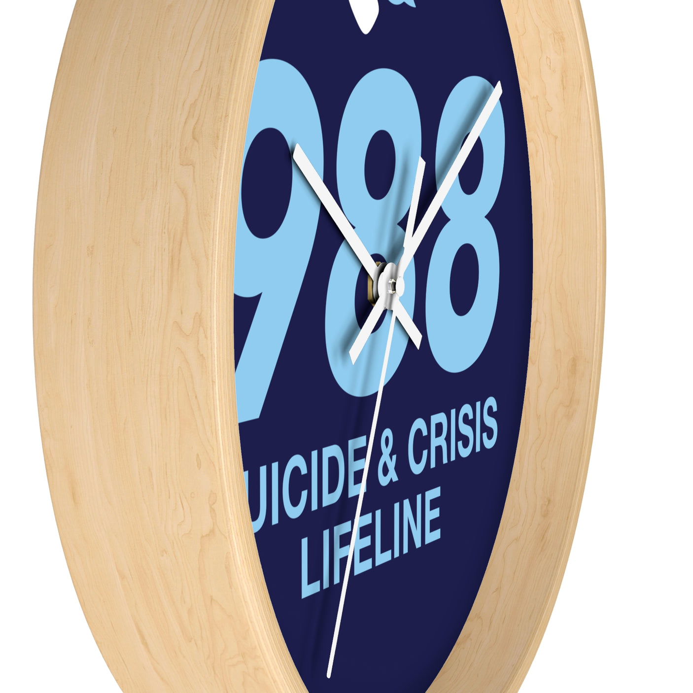 988 Suicide & Crisis Lifeline Clock