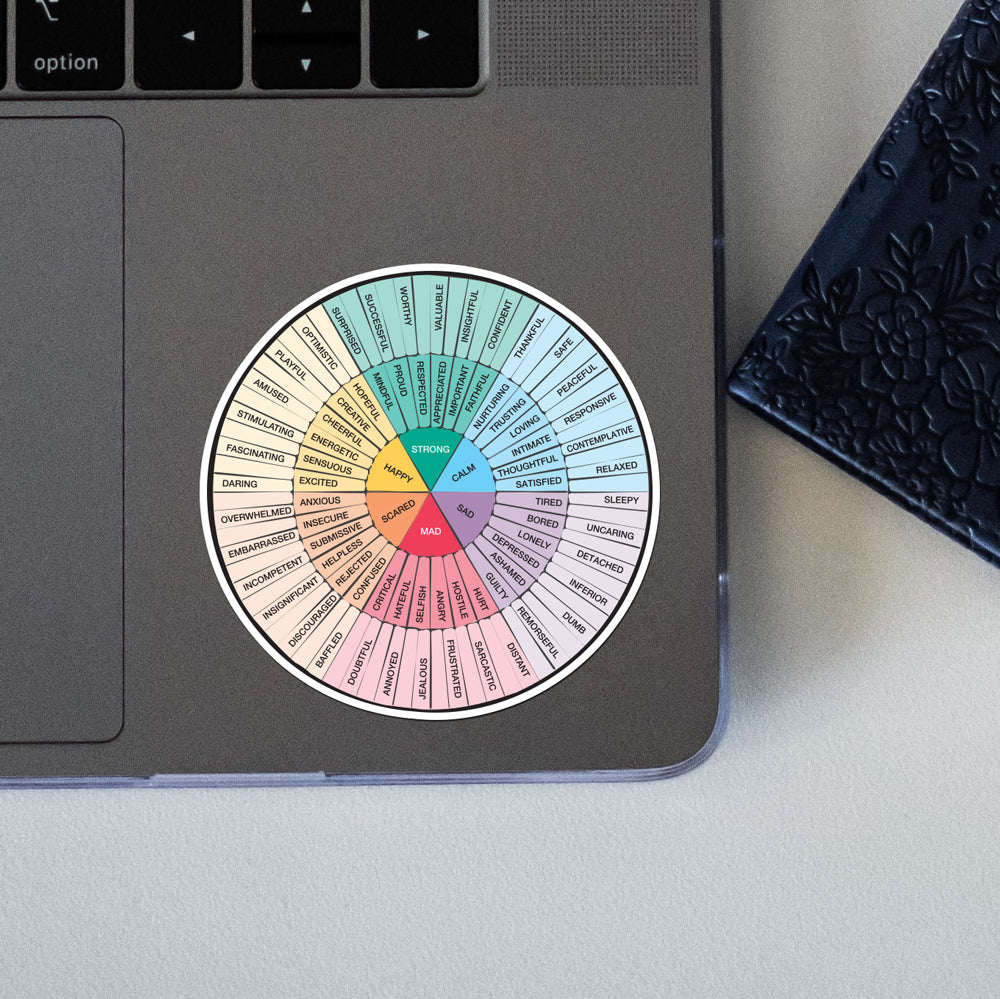 Feelings Wheel Sticker